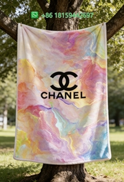 Chanel Throw Blankets